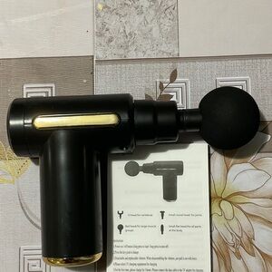 Premium Black and Gold Percussion Massager
